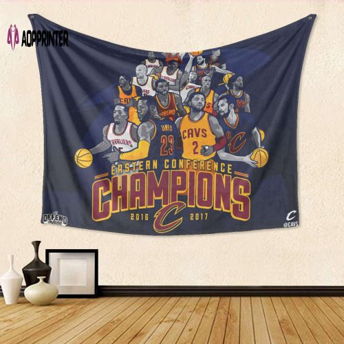 Cleveland Cavaliers Team9 Gift For Fan 3D Full Printing Tapestry