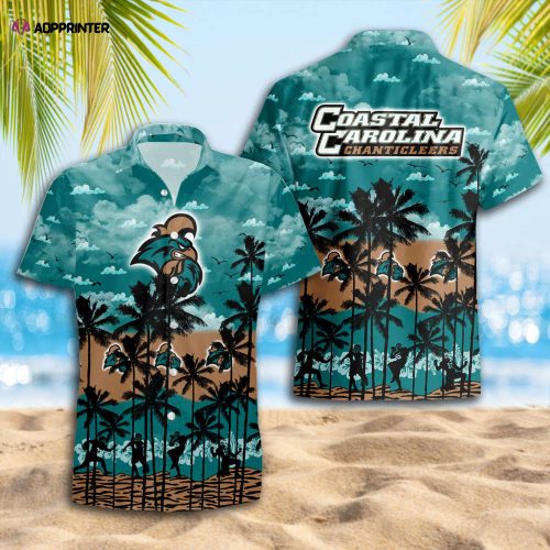 Coastal Carolina Chanticleers Hawaiian Shirt Gift Men Women Gift Men Women Trending Summer. Gift For Fan S88912