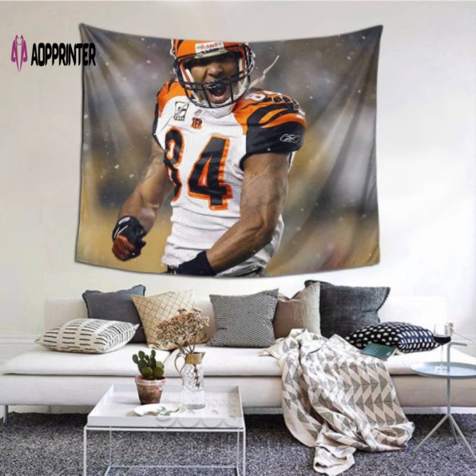 Cincinnati Bengals Custom Tapestry – Perfect Outdoor Home Decoration