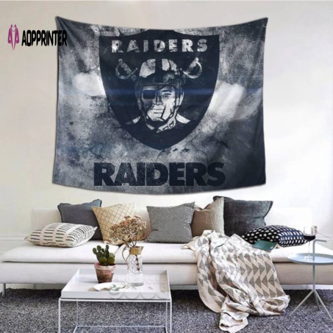 Custom Las Vegas Raiders Tapestry – Perfect Outdoor Home Decoration