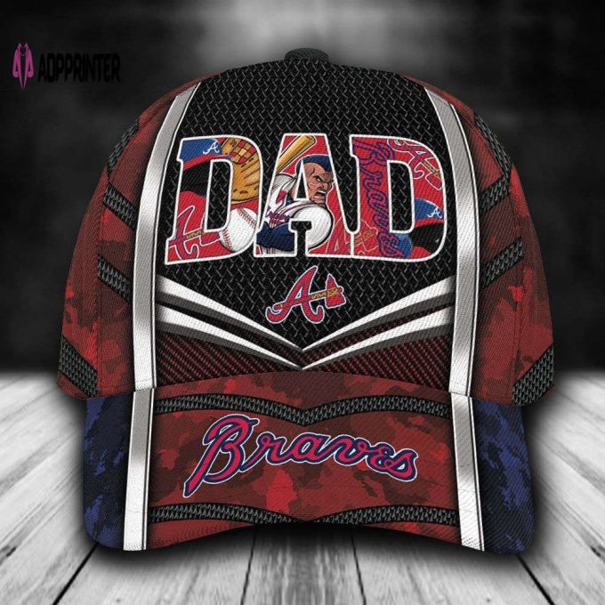 Customized MLB Atlanta Braves Baseball Cap Classic Style For Dad