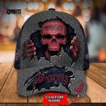 Customized MLB Atlanta Braves Baseball Cap Skull For Fans