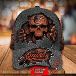 Customized MLB Baltimore Orioles Baseball Cap Skull For Fans