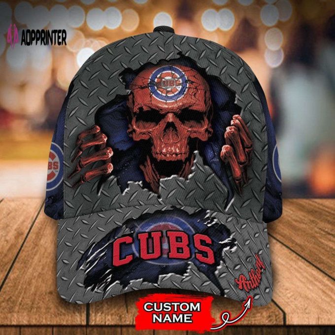 Customized MLB Chicago Cubs Baseball Cap Skull For Fans