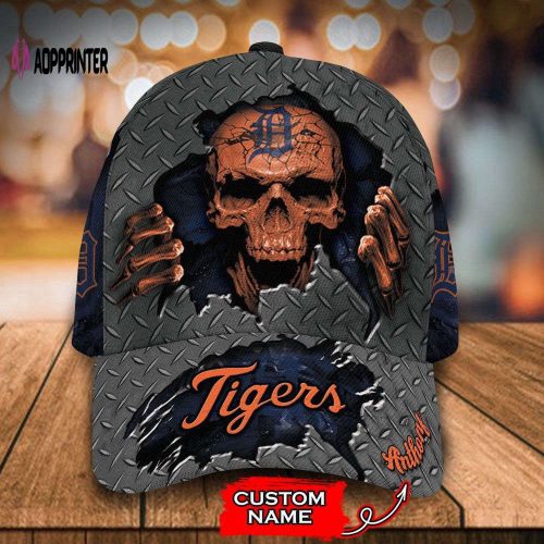 Customized MLB Detroit Tigers Baseball Cap Skull For Fans