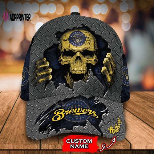 Customized MLB Milwaukee Brewers Baseball Cap Skull For Fans