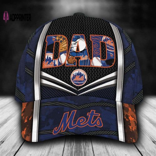 Customized MLB New York Mets Baseball Cap Classic Style For Dad