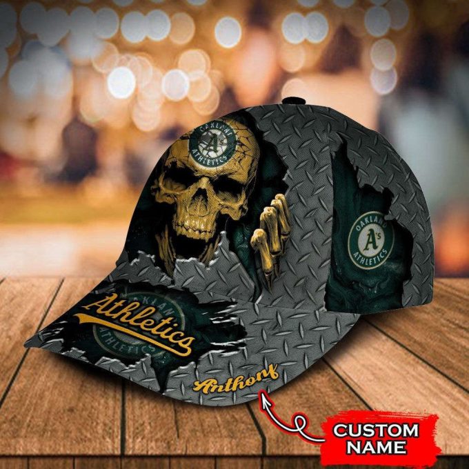 Customized MLB Oakland Athletics Baseball Cap Skull For Fans