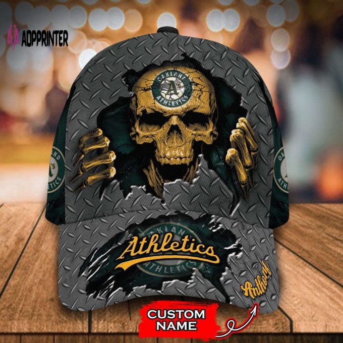 Customized MLB Oakland Athletics Baseball Cap Skull For Fans