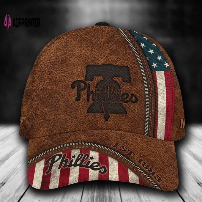 Customized MLB Philadelphia Phillies Baseball Cap Luxury For Fans