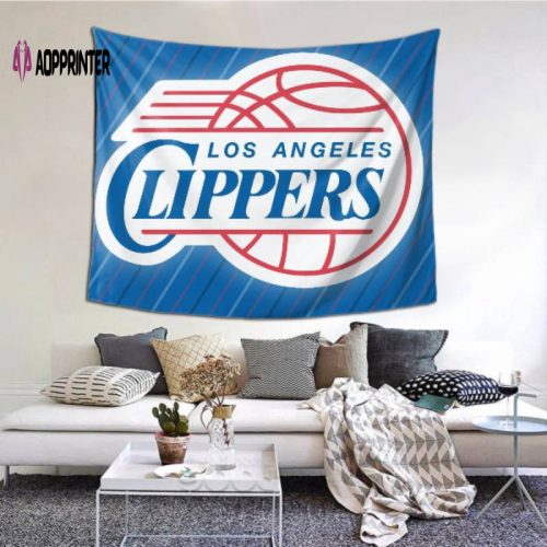 LA Clippers Custom Tapestry – Personalized Picnic Sheet 153202