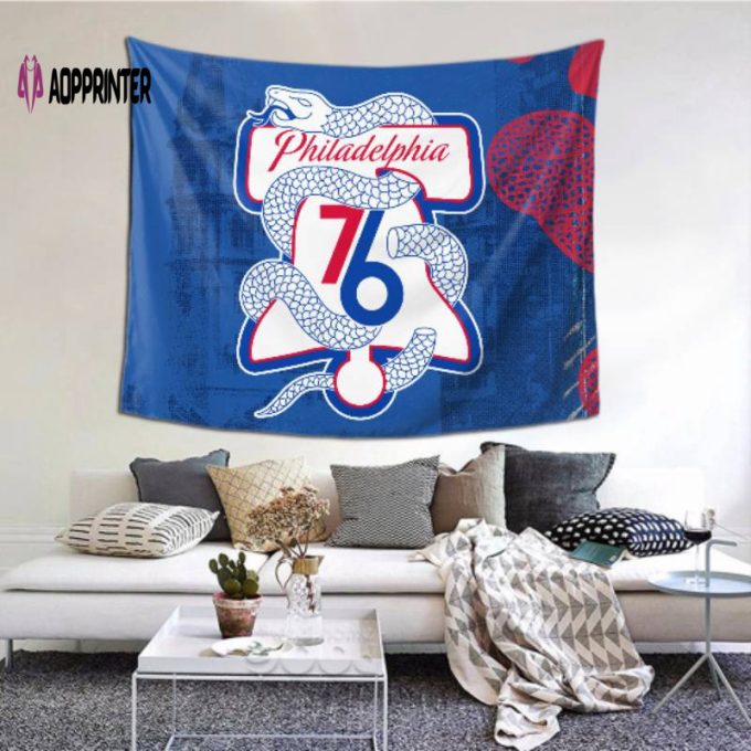 Philadelphia 76ers Custom Tapestry – Personalized Picnic Sheet