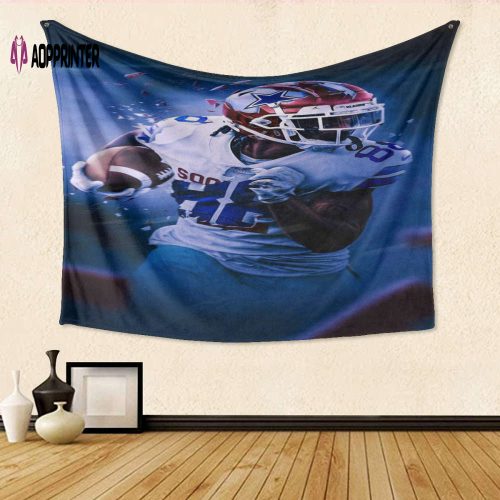 Dallas Cowboys Michael Running Gift: 3D Full Printing Tapestry for Ultimate Fan