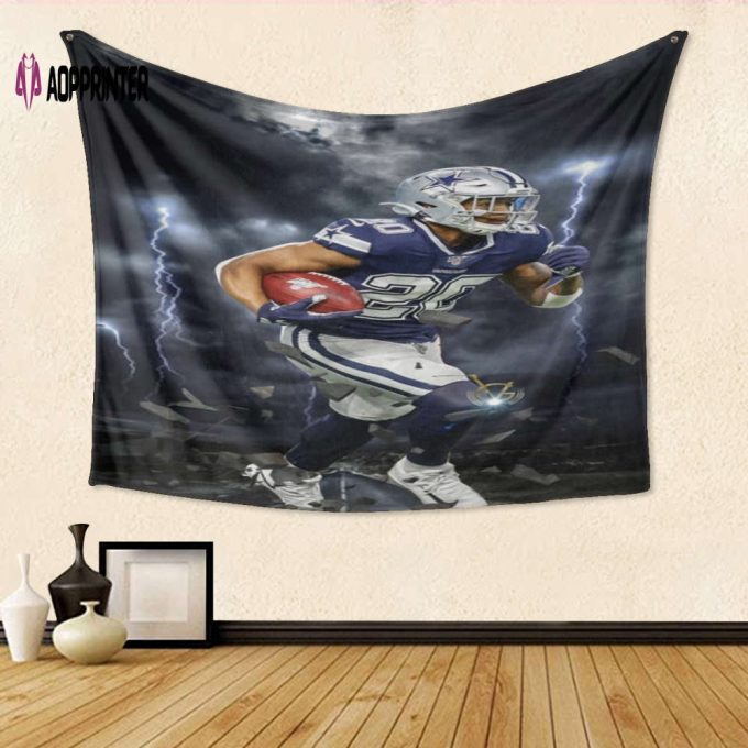 Dallas Cowsboys Tony Pollard2 Gift For Fan 3D Full Printing Tapestry