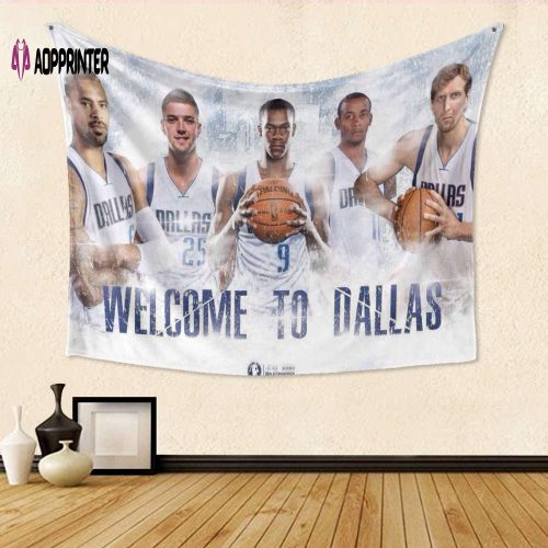 Dallas Mavericks Players p4 Gift For Fan 3D Full Printing Tapestry