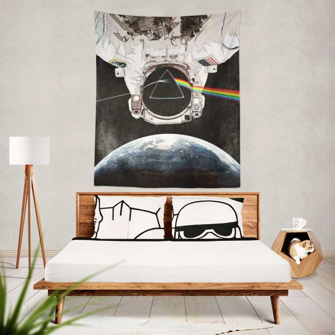 Dark Side Of The Moon Astronaut Pink Floyd Tapestry