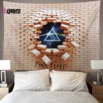 Dark Side Of the Moon Break Wall Pink Floyd Tapestry