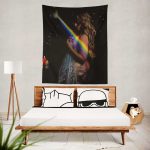 Dark Side Of The Moon Girl Pink Floyd Tapestry