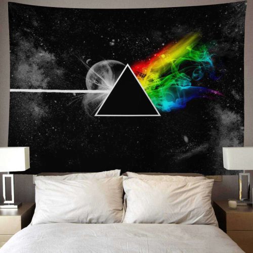 Dark Side Of the Moon in Space Pink Floyd Tapestry