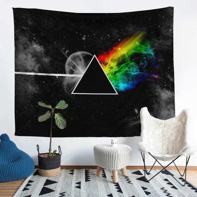 Dark Side Of the Moon in Space Pink Floyd Tapestry