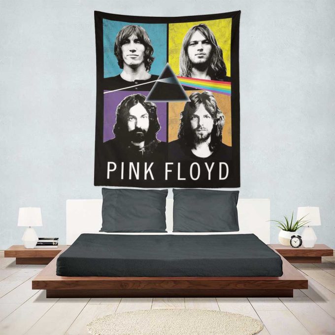 David Gilmour Roger Waters Rick Wright And Nick Mason Pink Floyd Tapestry