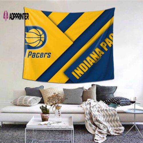 Indiana Pacers Decorative Wall Tapestry – Vibrant Design for NBA Fans