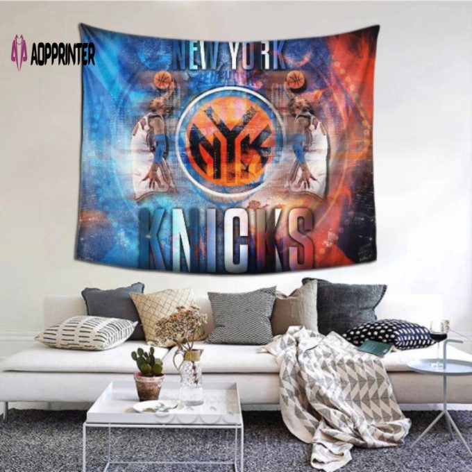 New York Knicks Tapestry – Decorative Wall Art for NBA Fans Limited Edition