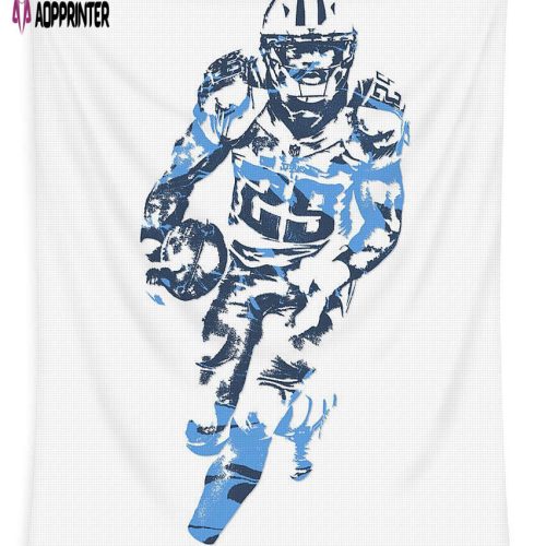 Demarco Murray Tennessee Titans Pixel Art 5 Tapestry Gift For Fan