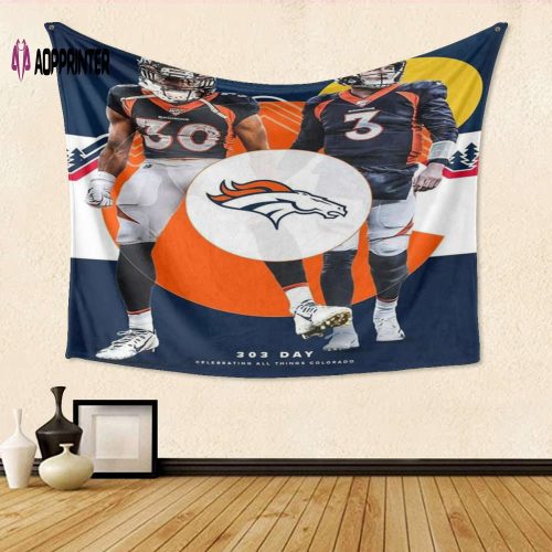 Denver Broncos All Players5 Gift For Fan 3D Full Printing Tapestry