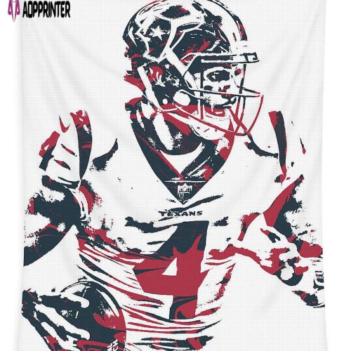 Deshaun Watson Houston Texans Pixel Art 25 Tapestry Gifts For Fans