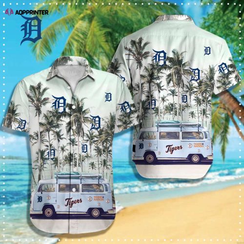 Detroit Tigers MLB-Hawaiian shirt Q-49288