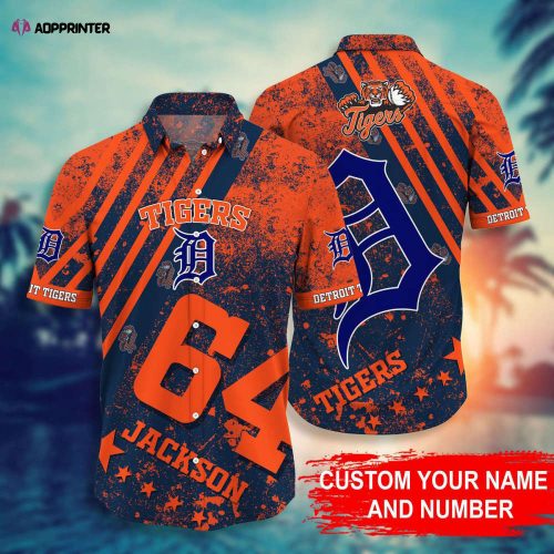 Detroit Tigers MLB-Personalized Hawaiian Shirt Gift Men Women Gift Men Women