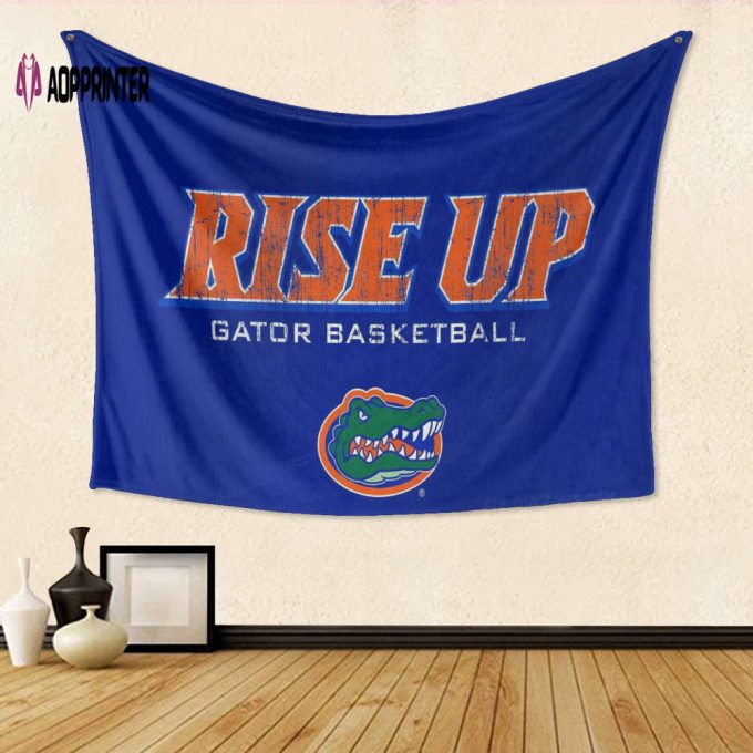 Florida Gators Blue TA12 Gift: Engaging 3D Full Printing Tapestry for Fans