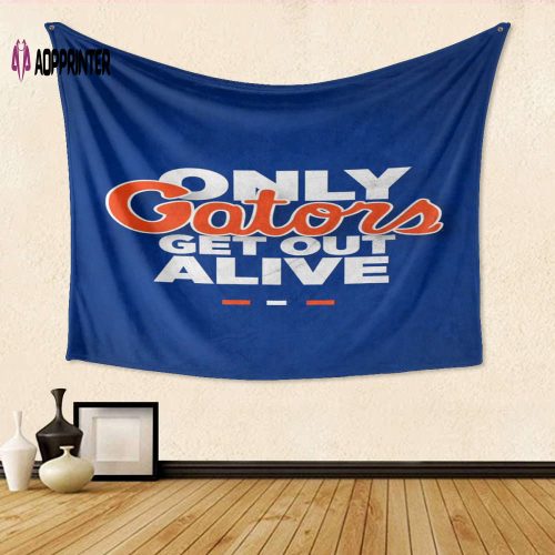 Florida Gators Blue TA9 Gift For Fan 3D Full Printing Tapestry