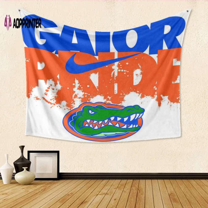 Florida Gators Orange TA7 Tapestry – Perfect Gift for Fans! 3D Full Printing