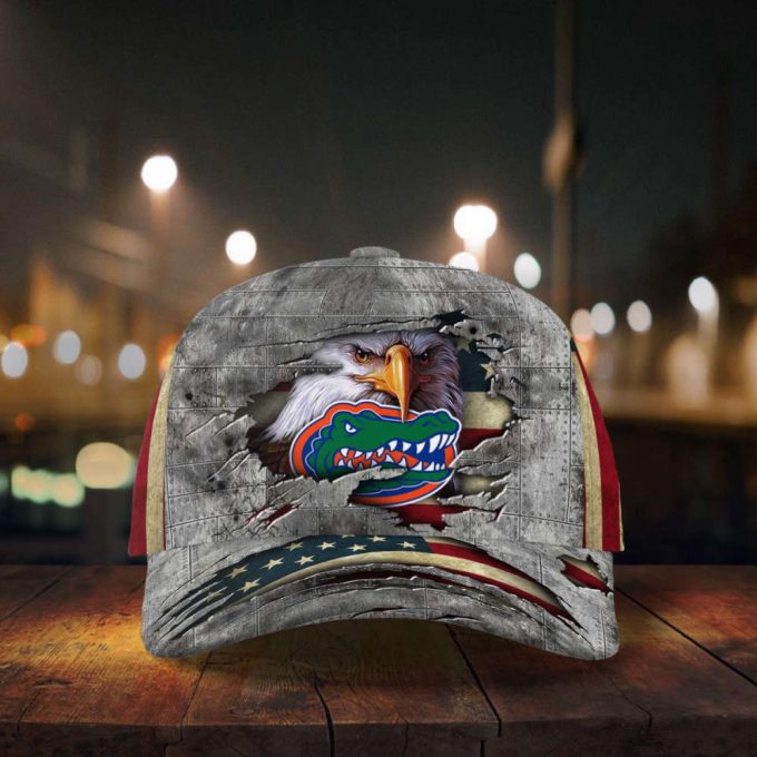 Florida Gators Vintage American Flag Royalty Baseball Classic Baseball Classic Cap Men Hat Men Hat