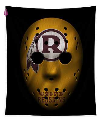 Football Teams War Mask 3 Joe Hamilton Tapestry: Ultimate Fan Decor for Game Day