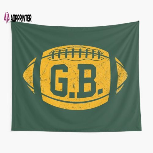 GB Retro Green Tapestry Gifts For Fans