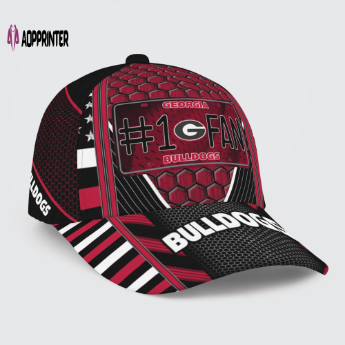 Georgia Bulldogs #1 Fan All Over Print Baseball Classic Baseball Classic Cap Men Hat Men Hat