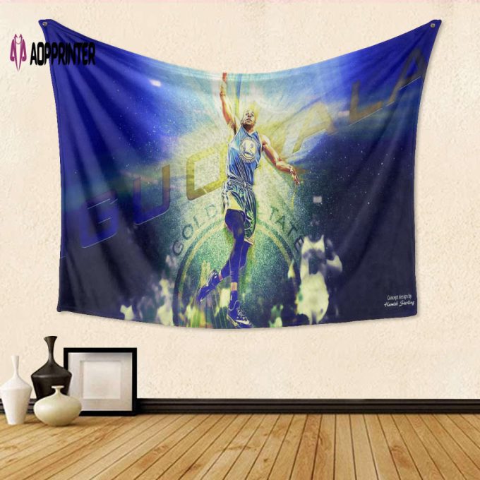 Golden State Warriors Iguodala 9 Tapestry: Perfect Fan Gift – 3D Full Printing