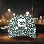 Green Bay Packers Digital Camo AOP Classic Baseball Classic Baseball Classic Cap Men Hat Men Hat