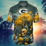 Green Bay Packers  Skull Trending Hawaii Shirt New Arrivals H51939