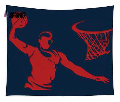 Hawks Shadow Player1 Joe Hamilton Tapestry – Captivating Wall Art for Sports Enthusiasts