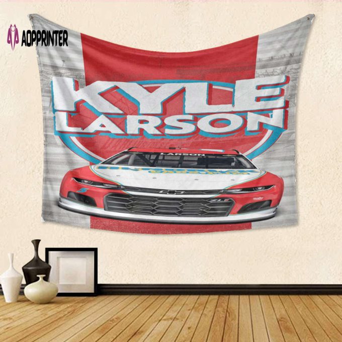 Hendrick Motorsports Kyle Larson1 Gift: 3D Full Printing Tapestry for Fans