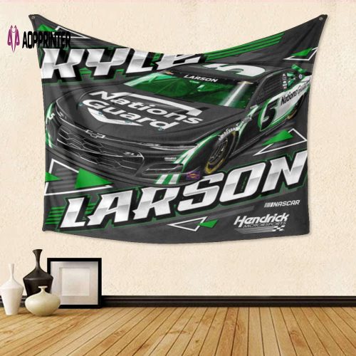 Hendrick Motorsports Kyle Larson 3D Tapestry: Perfect Gift for Fans!