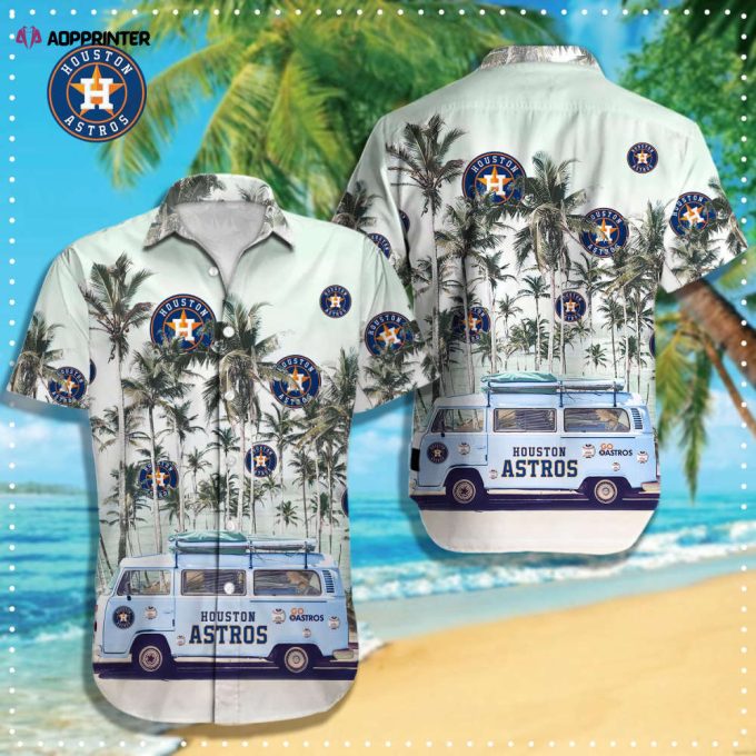 Houston Astros MLB-Hawaiian shirt Q-49288