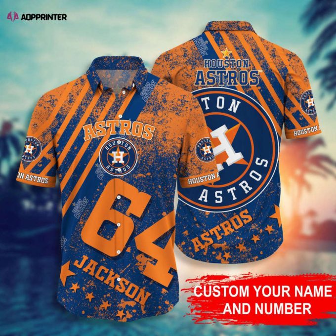 Houston Astros MLB-Personalized Hawaiian Shirt Gift Men Women Gift Men Women