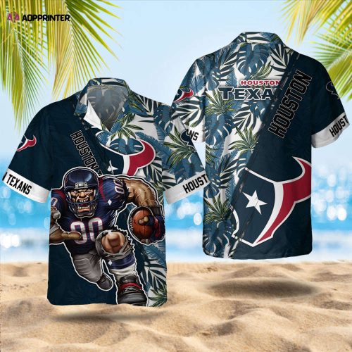 Houston Texans Summer Hawaiian Shirt Gift Men Women Gift Men Women