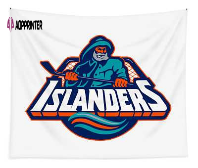 Enhance Your Ice Hockey Décor with the Transparent Tapestry by Helen A Wall