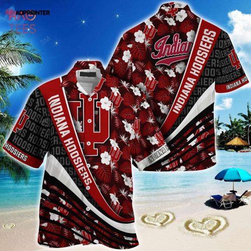 Stylish Indiana Hoosiers Crimson Black Hawaiian Shirt – Perfect Gift for Men and Women